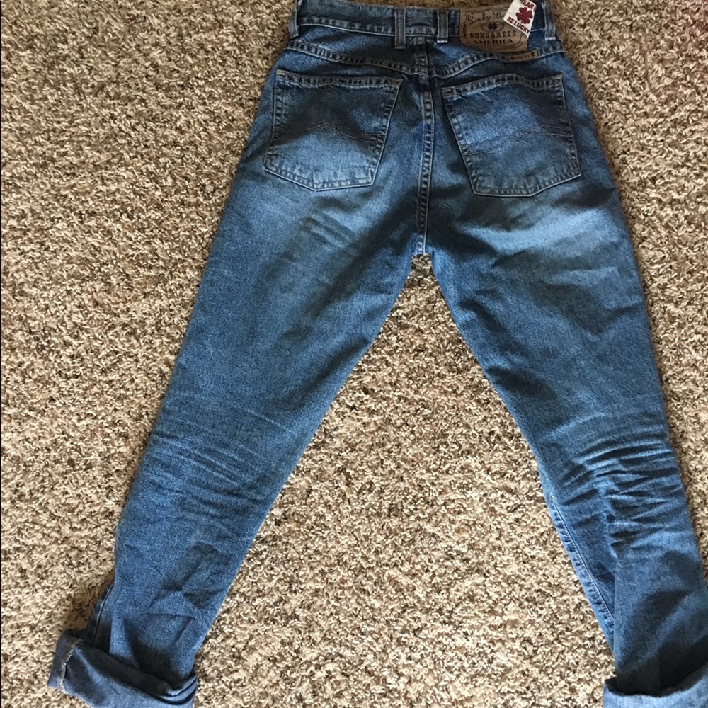 Vintage Lucky Brand Dungarees Distressed Jeans - Picture 3 of 5