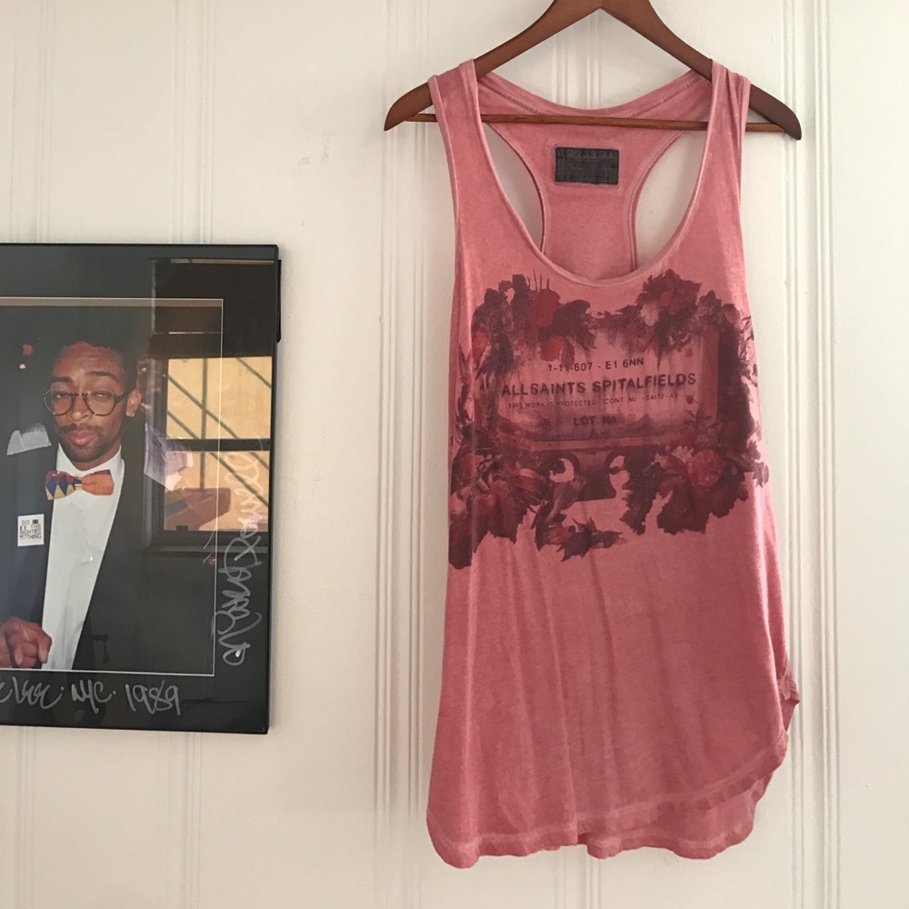 All Saints Logo Tank Top