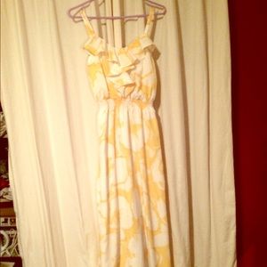 Anne Taylor Loft floral maxi dress