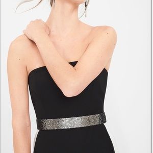 White House Black Market Ombré Crystal Belt