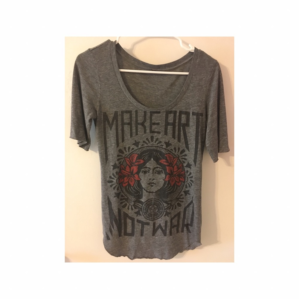 Make Art Not War T Shirt