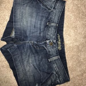 American Eagle dark denim Jean shorts.