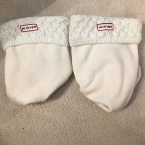 Hunter Cable Knit Cuff Boot Socks