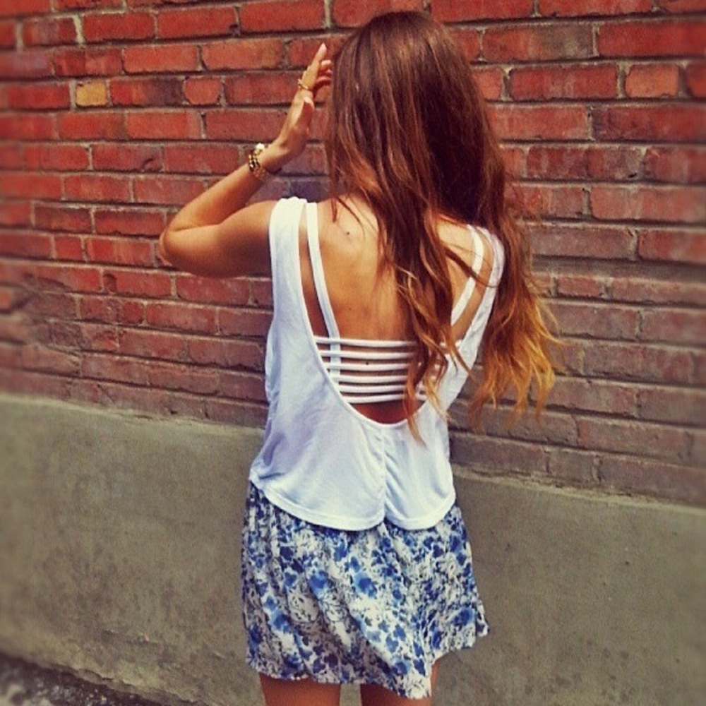 Scoop back Brandy Melville Top