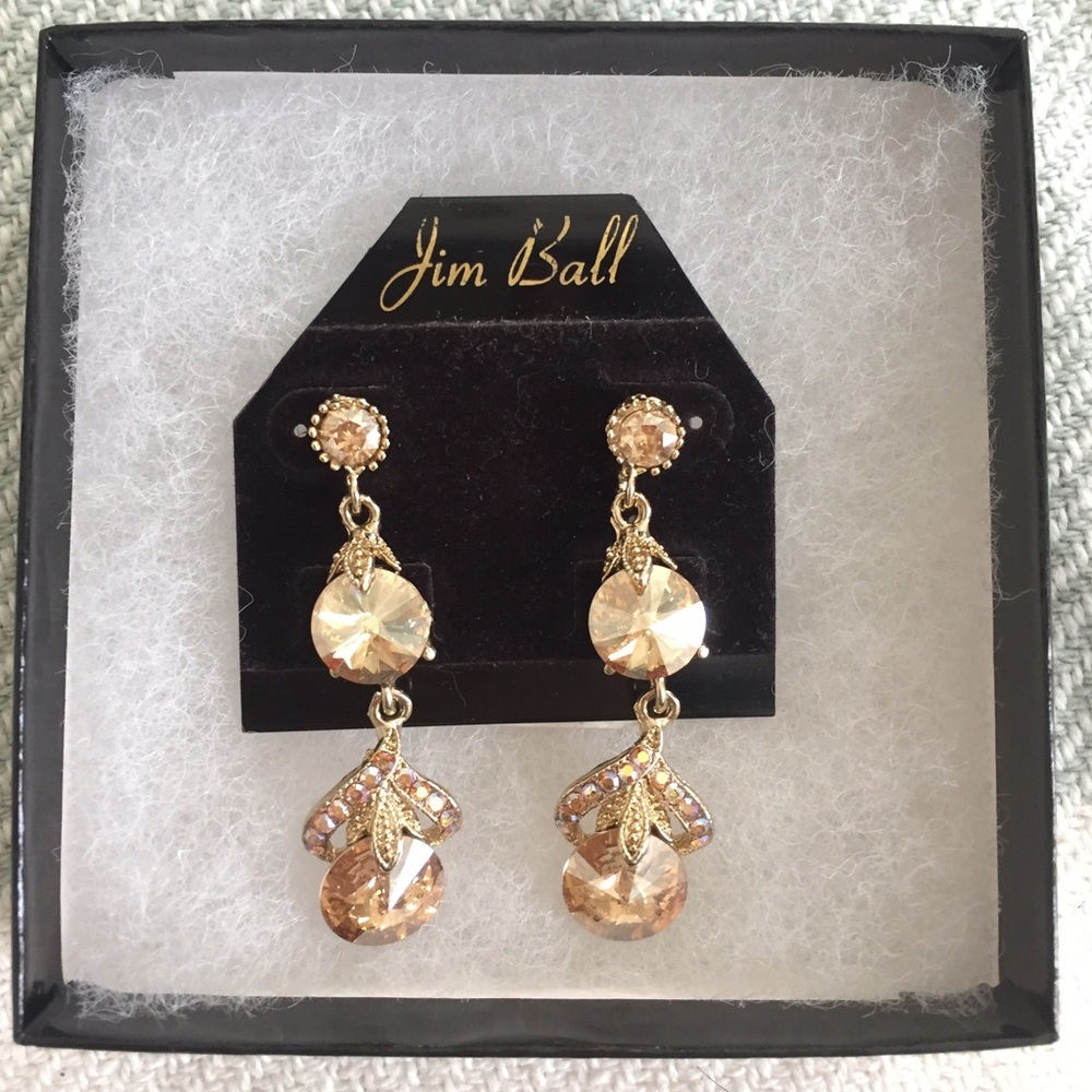 Great for Prom NWT Jim Ball Earrings