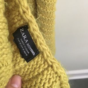 Zara Accessories - Zara Mustard Knit Scarf Zara Accessories - Zara Mustard Knit Scarf