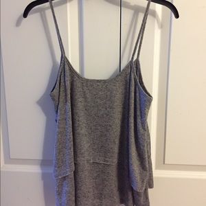 American Rag Gray Layered Tank Top