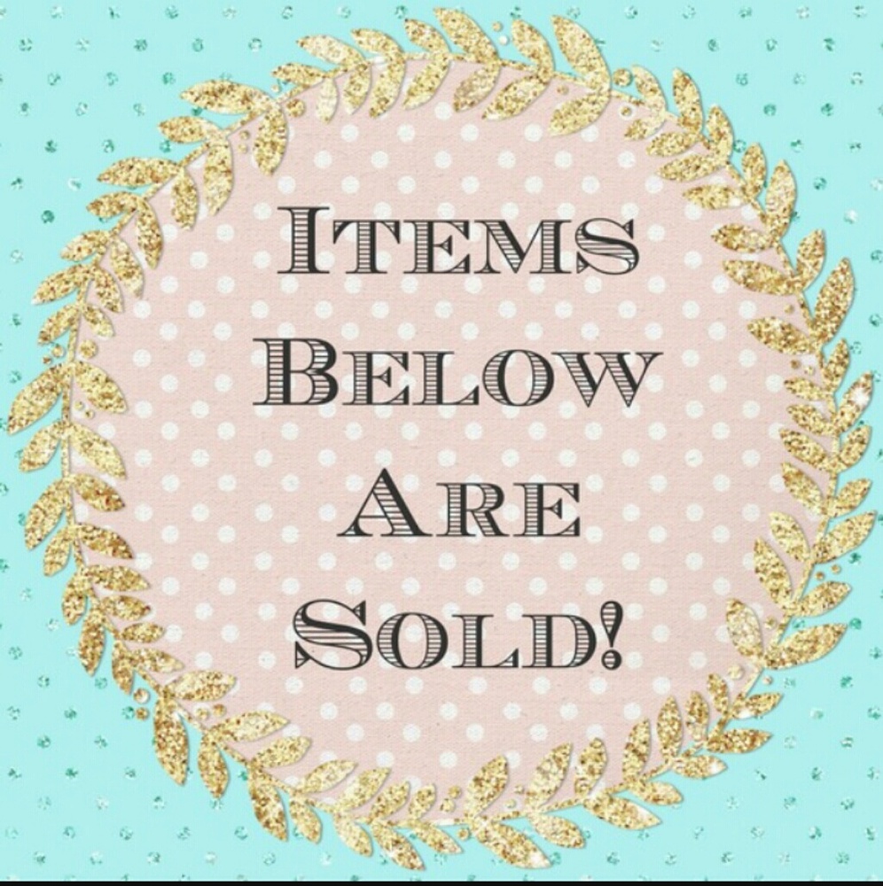 Items that have been sold..