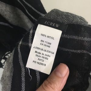 J. Crew Accessories - J. Crew Diamond and Plaid Scarf J. Crew Accessories - J. Crew Diamond and Plaid Scarf