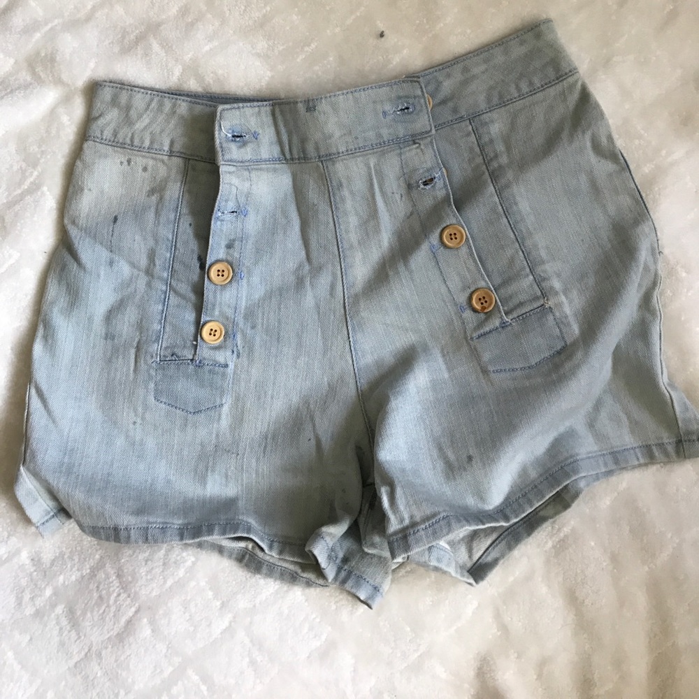 Pins and needles high waisted sailor shorts.