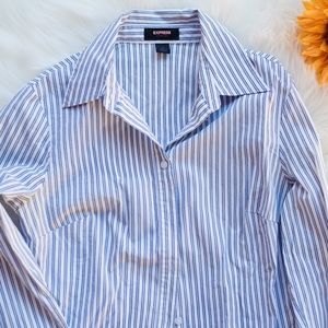 Express button down top