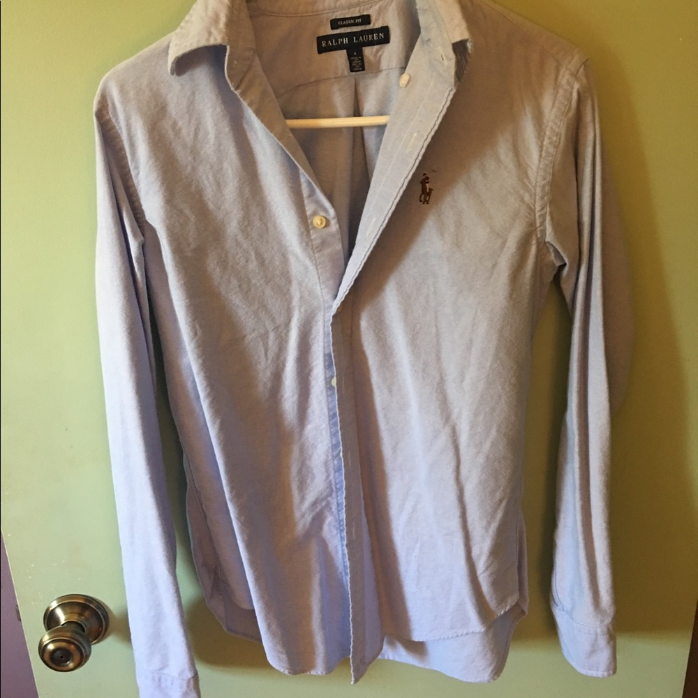 Polo Light Blue Button down