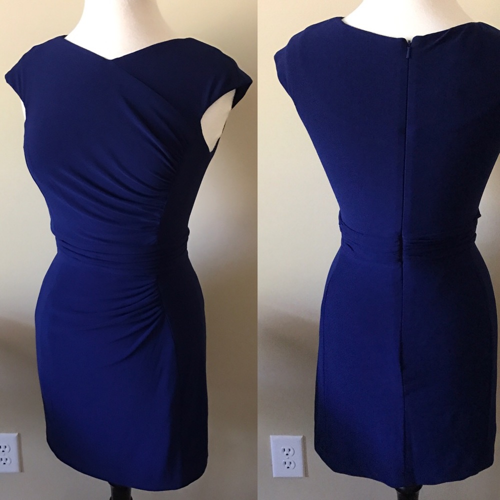 NWT - Kay Unger - blue dress