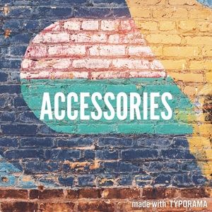 Everything Below are Accessories
