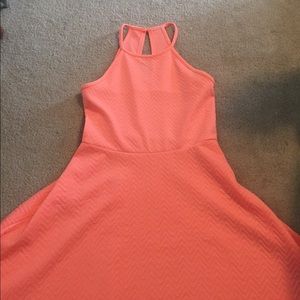 Bright Coral Dress