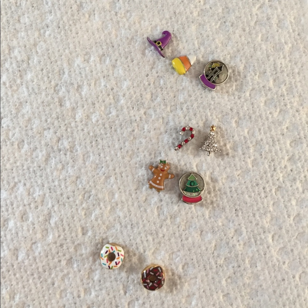 Origami Owl charms 9 different ones