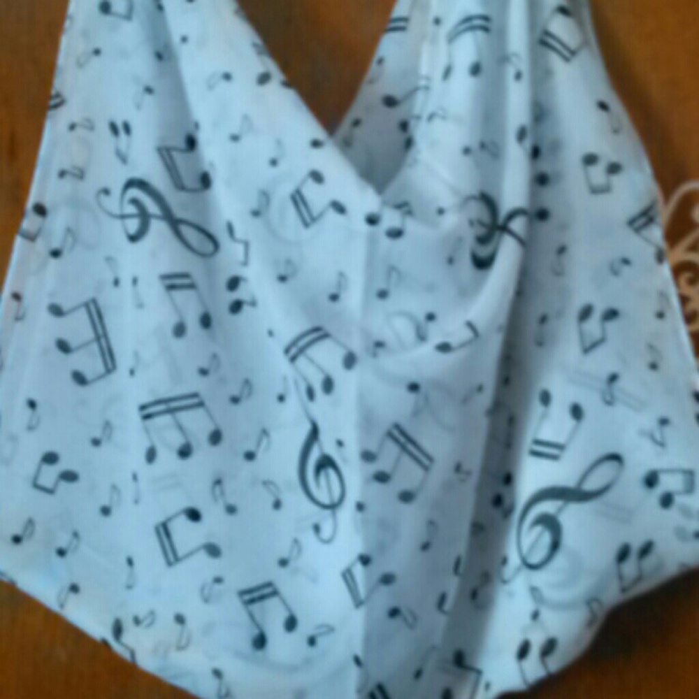 2 Music note scarves. Both for $17