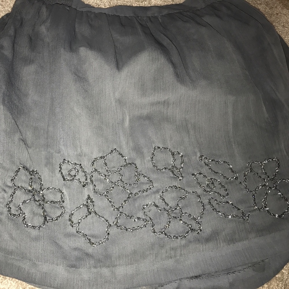 Jennifer Lopez skirt with beaded detail