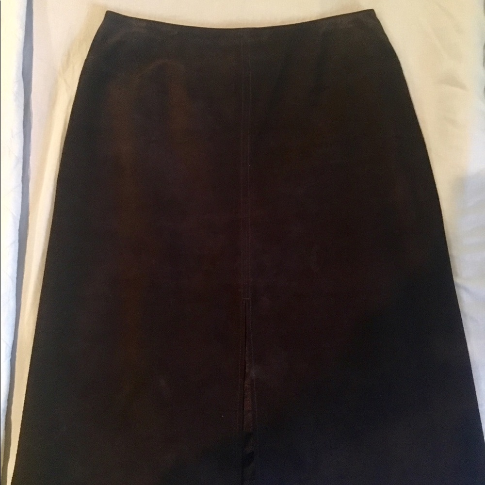 I•N•C Genuine Leather Skirt