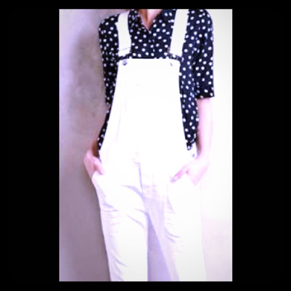Citizens of Humanity White Overalls
