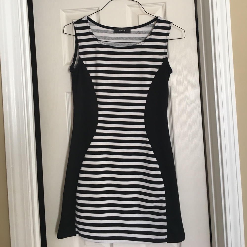 Stripped mini dress