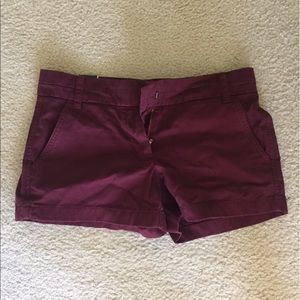 Maroon J Crew chinos