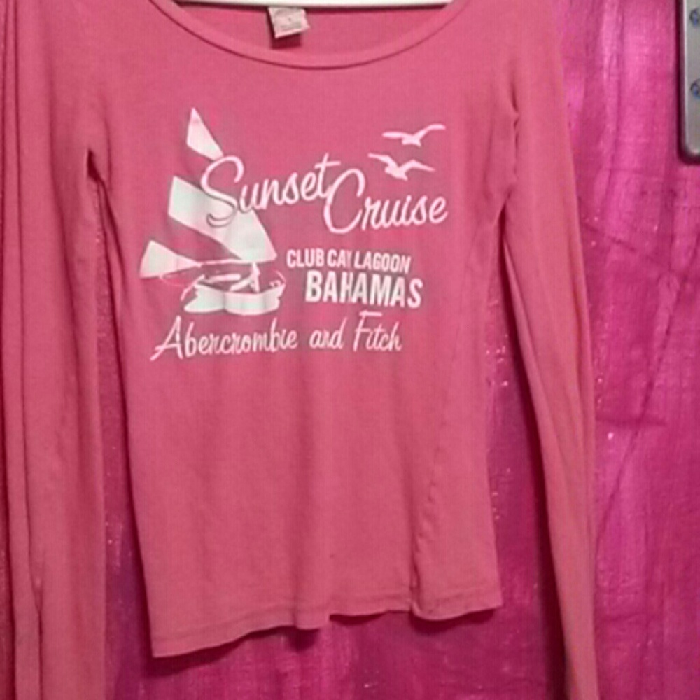A pink top