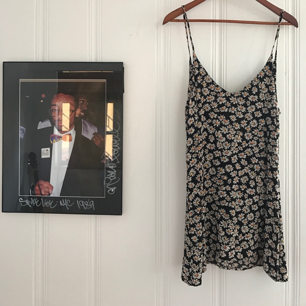 Brandy Melville Sunflower Open Back Dress