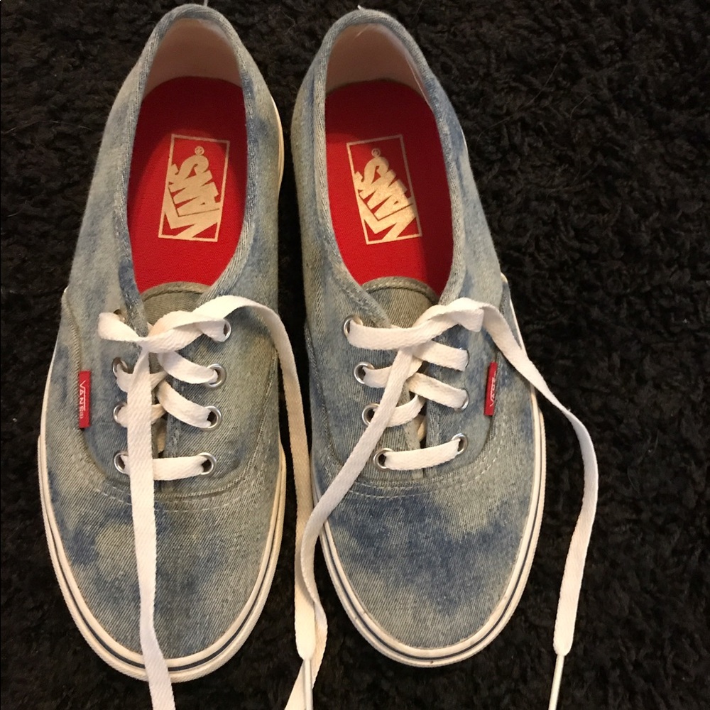 Authentic Acid wash denim Vans