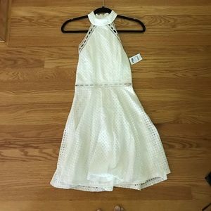 White eyelet dress