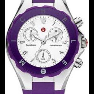 Michele Tahitian Jelly Bean watch (purple)