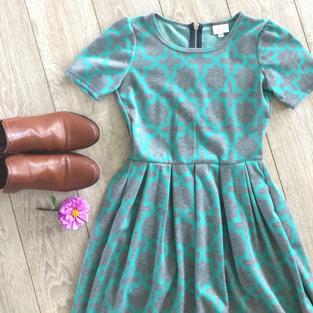 LulaRoe Amelia Dress EUC