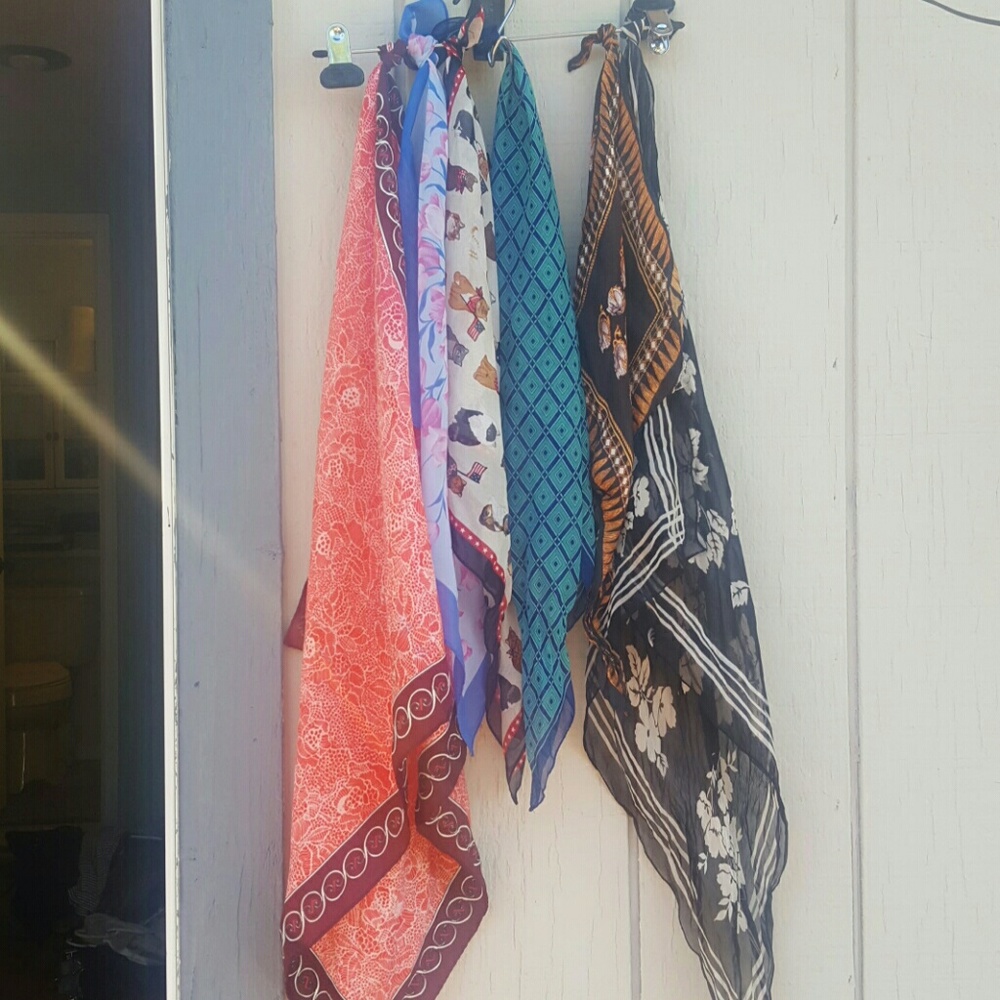 Set of 6 head scarves