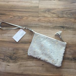 Cowhide clutch