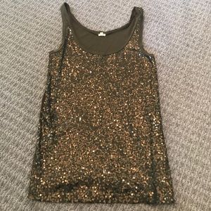 Jcrew Factory sequin tank top