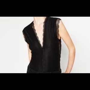 Zara lace bodysuit
