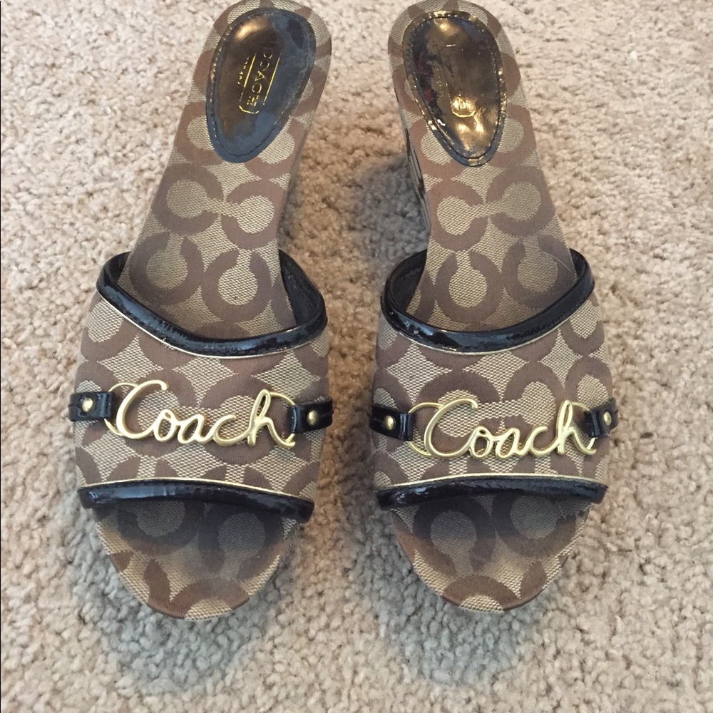 Coach wedges