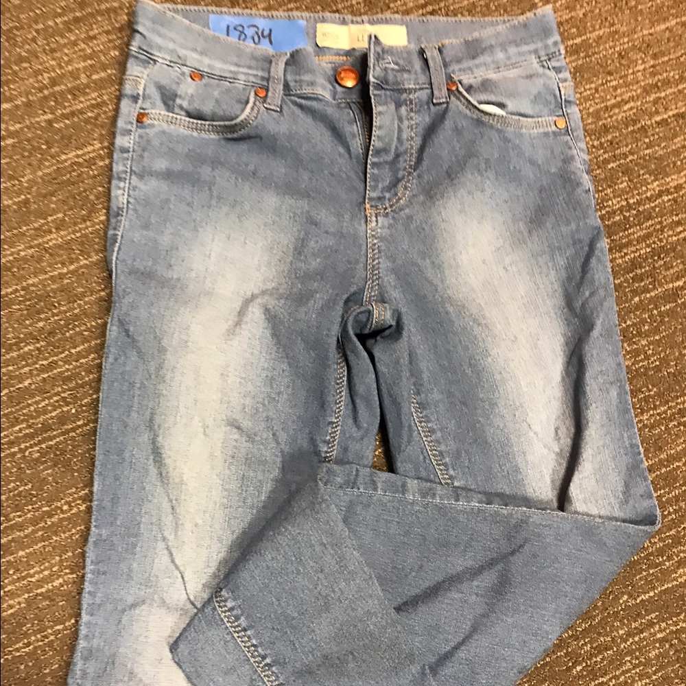 Topshop LEIGH light blue women's jeans w25L30
