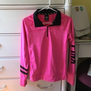 Pink Quarter Zip