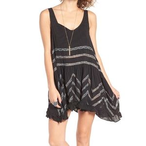 NWOT Free People Swingy Lace Inset Tunic