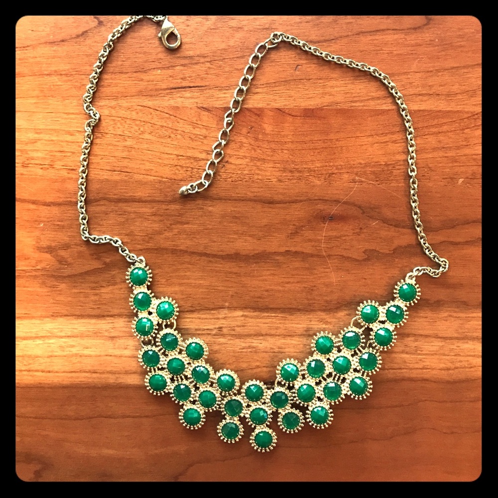 Green and Gold Necklace