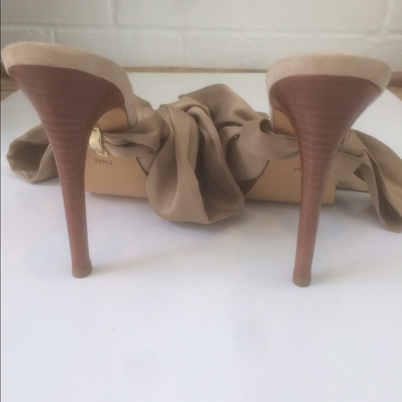 Diane Von Furstenburg Eva Scarf Tie Platform Mule - Picture 4 of 5