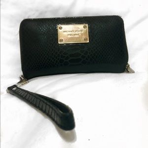 black snakeskin Michael Kors wristlet