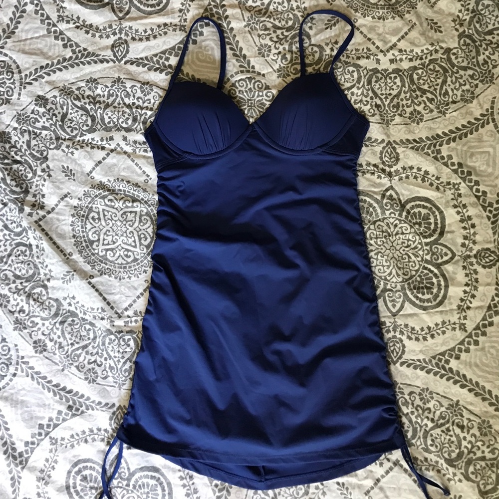 Spanx push up swim dress swim suit
