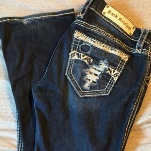 Women's rock revival boot cut jeans
