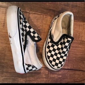Baby Toddler Checkerboard Slip-On Vans 5.5