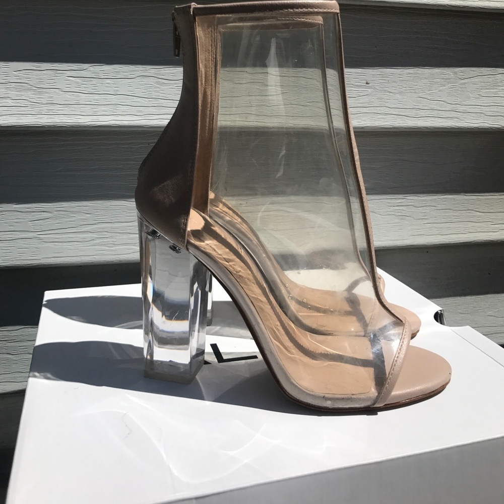 Aldo lucite heel