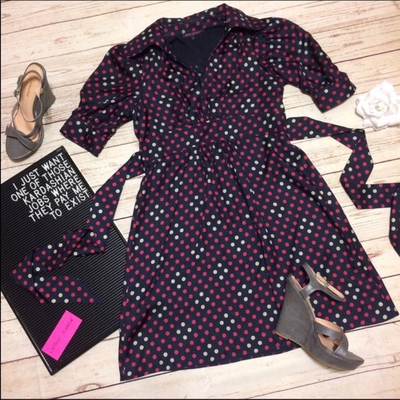 Betsey Johnson Dresses & Skirts - 💙 Betsey Johnson Retro Polka Dot Dress