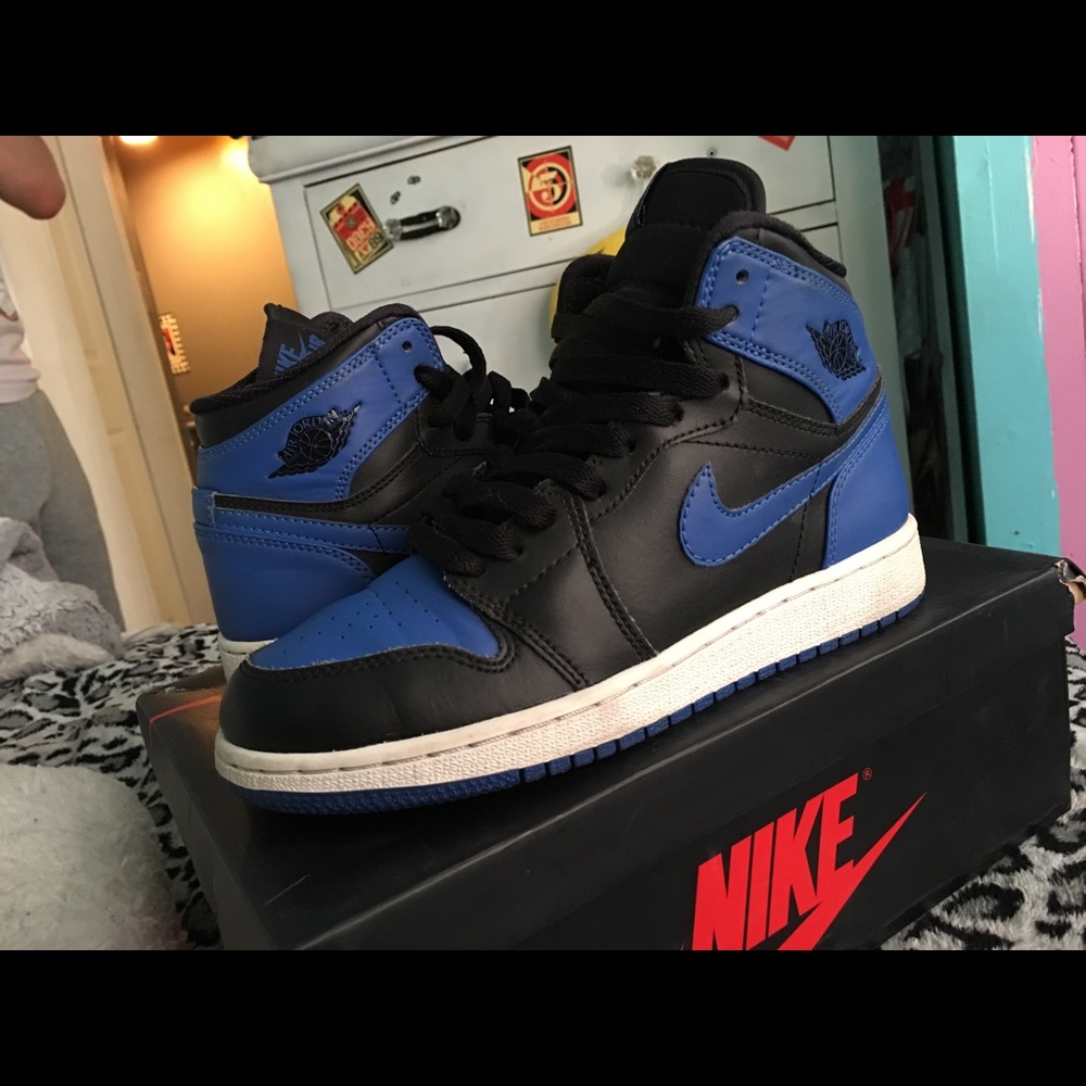 Royal blue Jordan 1's