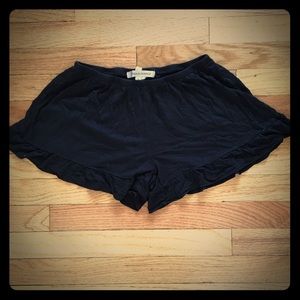 Frilly short shorts